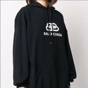 Auth Balenciaga oversized hoodie